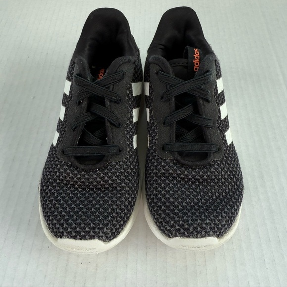 Adidas Black and White Sneakers with Breathable Mesh Size 9K - Picture 2 of 9